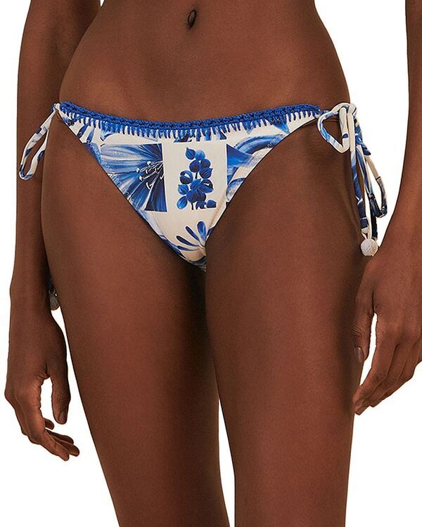 ファーム レディース 水着 ボトムスのみ FARM Rio Garden Tiles Side Tie Bikini Bottom Garden Tiles OffWhite オフホワイト