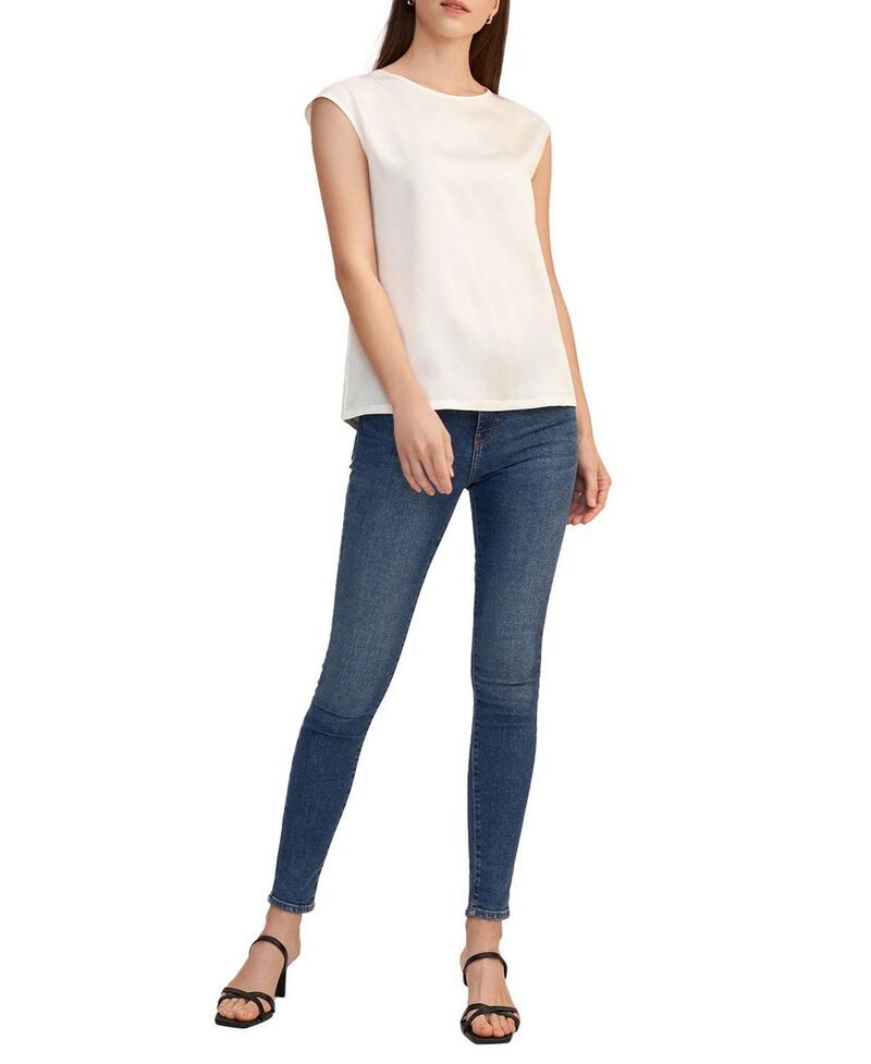 リリーシルク レディース トップス Tシャツ キャップ LILYSILK Basicap
