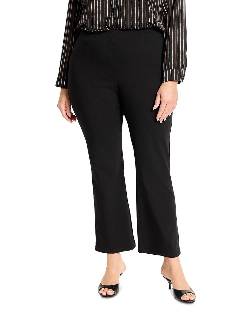 ニックアンドゾー プラス レディース ボトムス カジュアルパンツ ブーツ NICZOE Plus Berkeley Boot Wonderstretch Pants Black Onyx ブラック