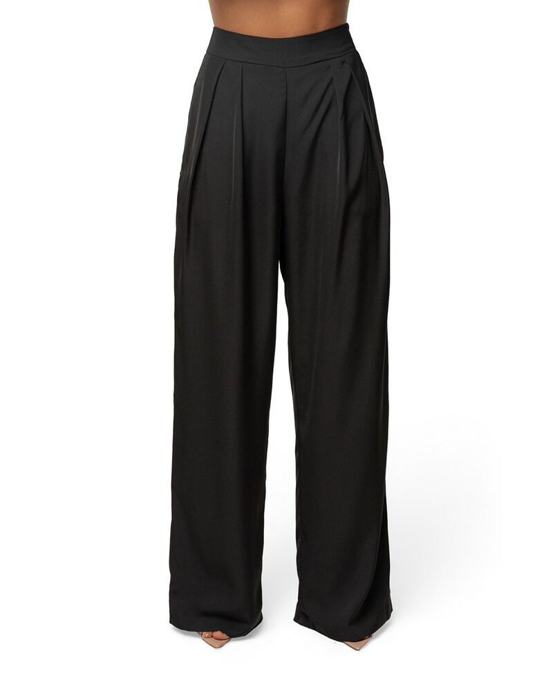 ジェイラックスレーベル レディース ボトムス カジュアルパンツ JLUXLABEL Candice Trousers Black ブラック 17,026円