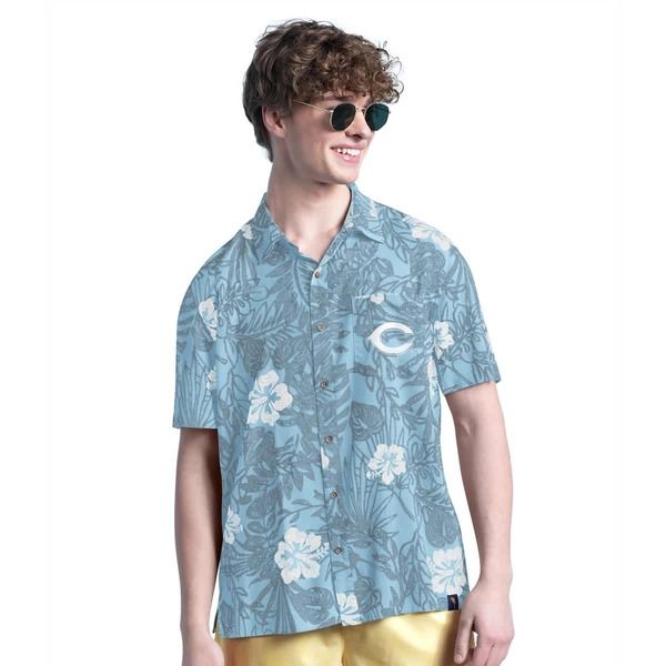 マルガリータビル メンズ トップス シャツ Mens Margaritaville Blue Cincinnati Reds Palm Shade Party ButtonUp Shirt Blue