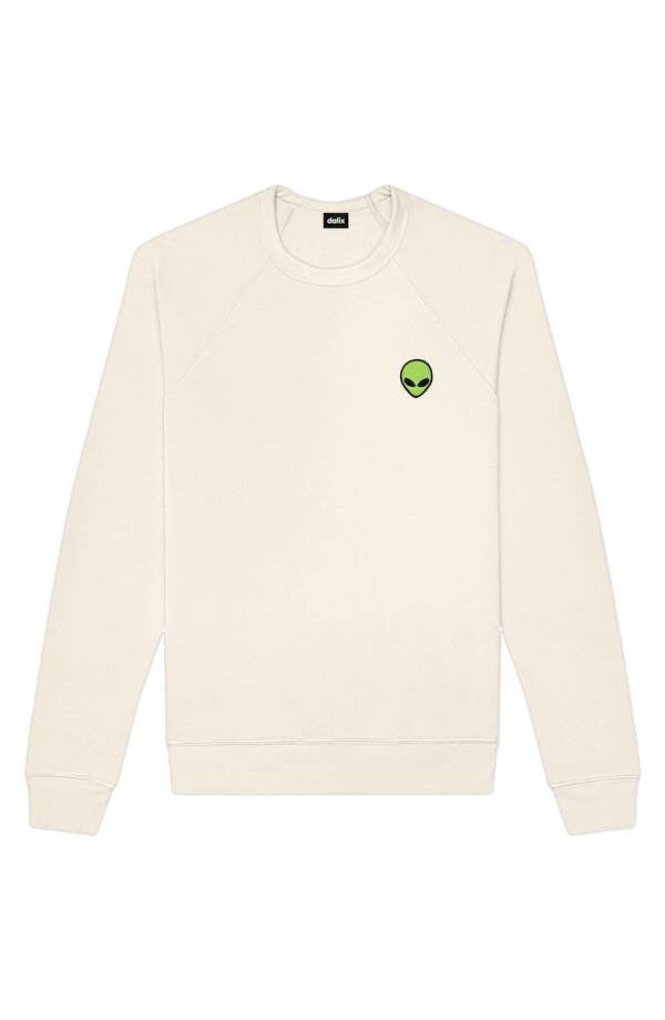 ダリックス メンズ アウター パーカー・スウェット シャツ フリース Dalix Alien Fleece Sweatshirt Natural