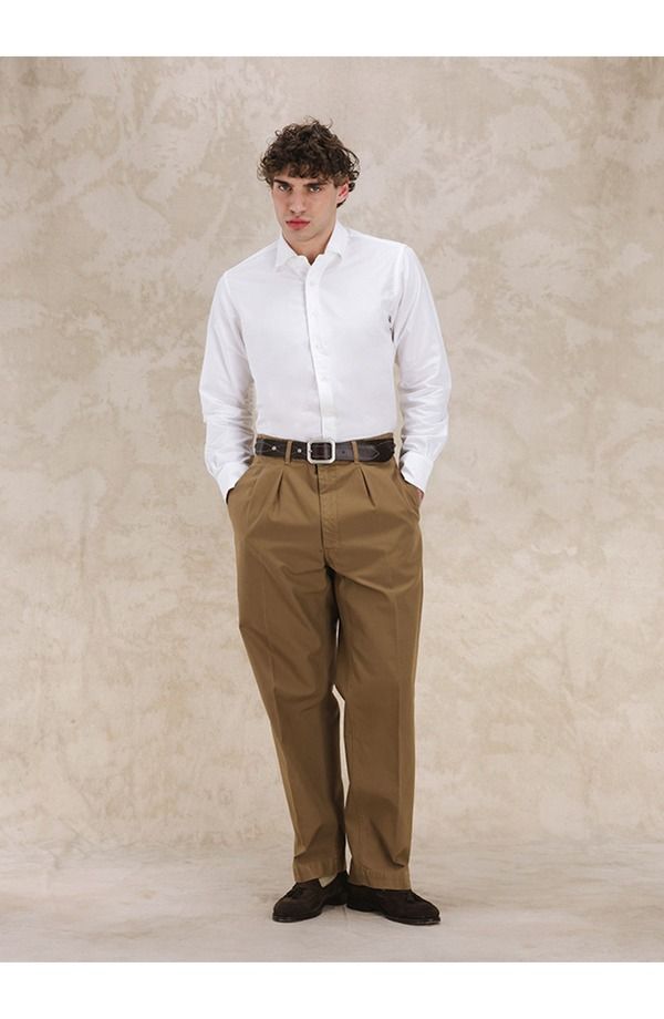 フォルテラ メンズ トップス シャツ オックスフォード Fortela Woven Oxford Shirt Ecru エクリュ
