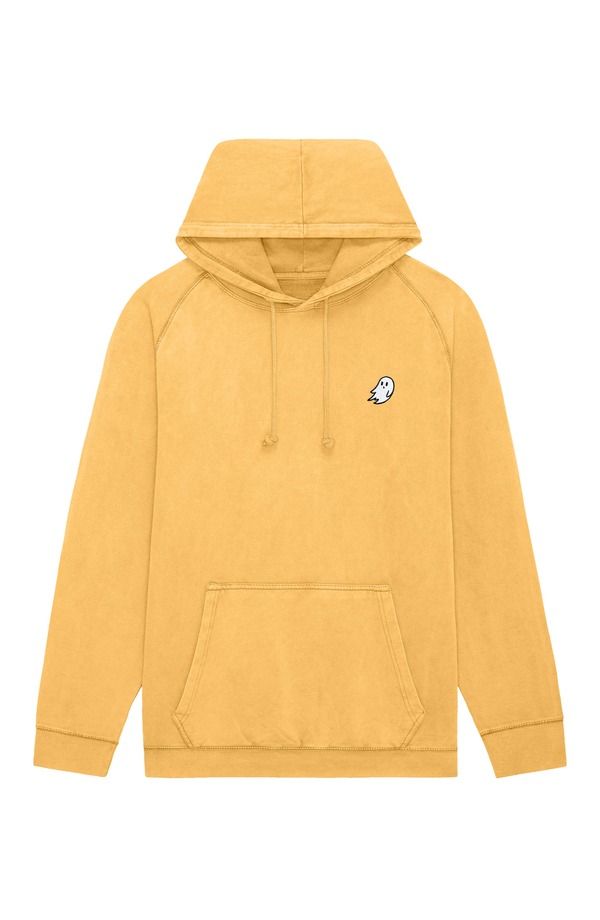 ダリックス メンズ アウター パーカー・スウェット Dalix Ghost Mens Mineral Washed Hoodie Mustard マスタード