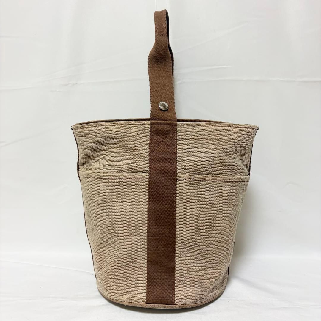 HERMES エルメス サクソー PM ハンドバッグ トートバッグ キャンバス