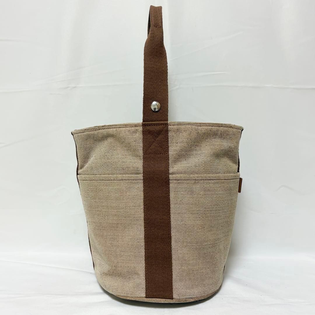 HERMES エルメス サクソー PM ハンドバッグ トートバッグ キャンバス