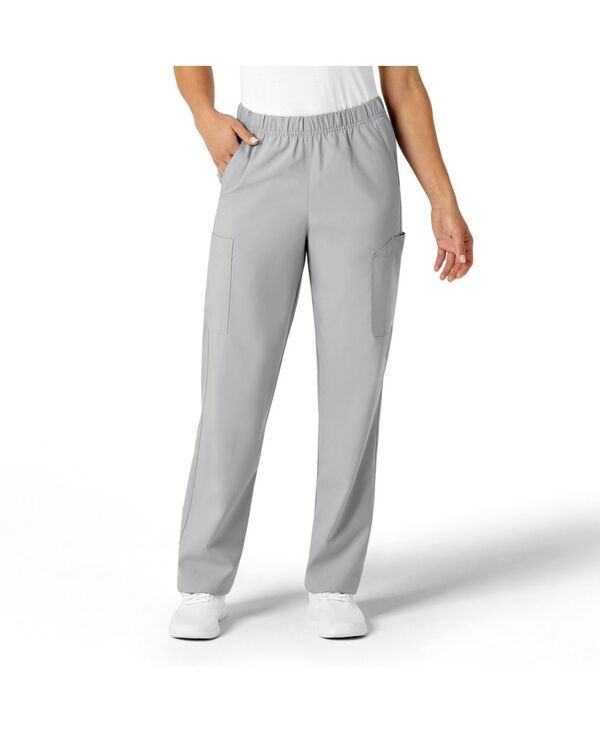 ウィンク レディース ボトムス カジュアルパンツ プラスサイズ Wink Plusize W123 Unisex MultiCargo Scrub Pant Grey グレー