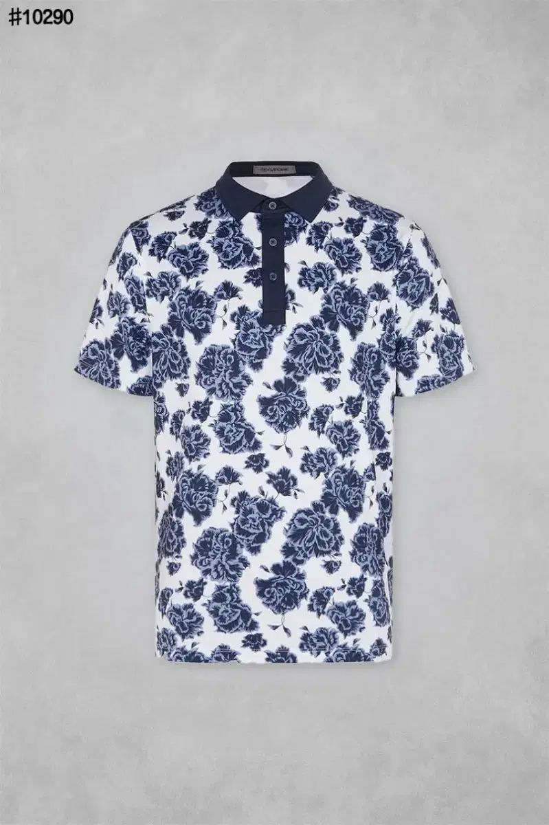G FORE(ジーフォア) STAMPED FLORAL テック ジャージ ショート ポロ Tシャツ