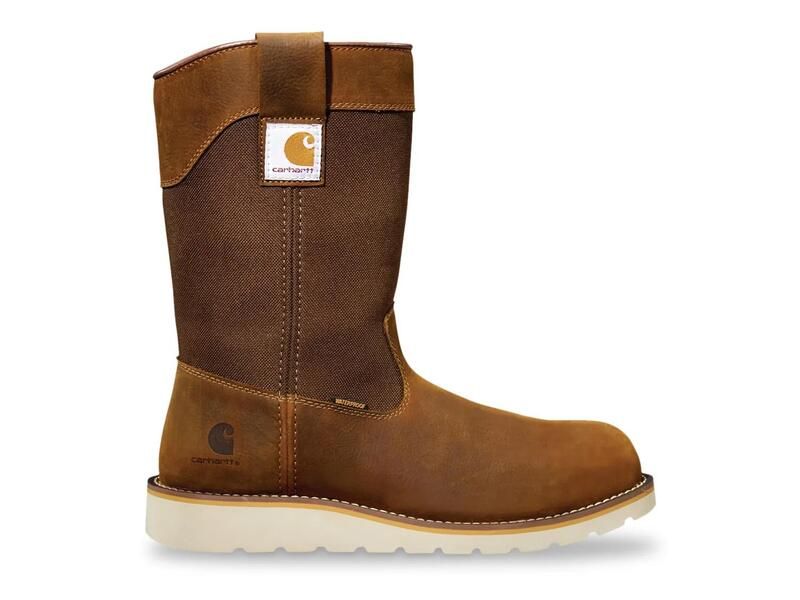 カーハート メンズ シューズ ブーツ・レインブーツ Tシャツ CarharttWellington 10 Waterproof Steel Toe Wedge Work Boot Mens Dark