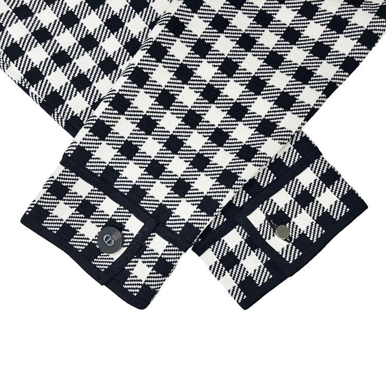 Christian Dior ディオール 半袖 ジャケット サイズM Christian Dior クリスチャンディオール ギンガム チェック クロップド