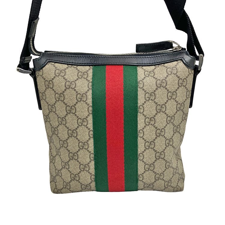 GUCCI グッチ シェリーライン GGスプリーム フラット メッセンジャー