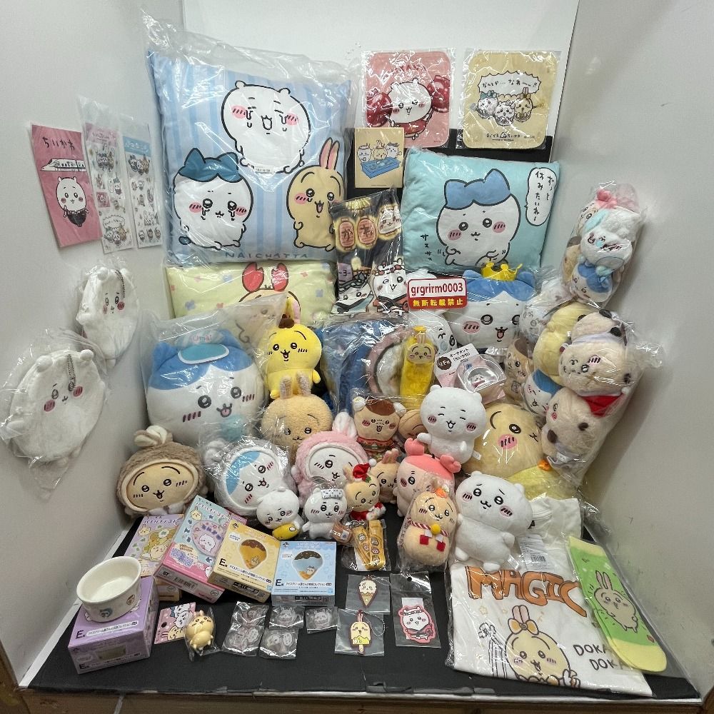 06w23462 【ちいかわ】大量まとめ売り ぬいぐるみ クッション 枕 T