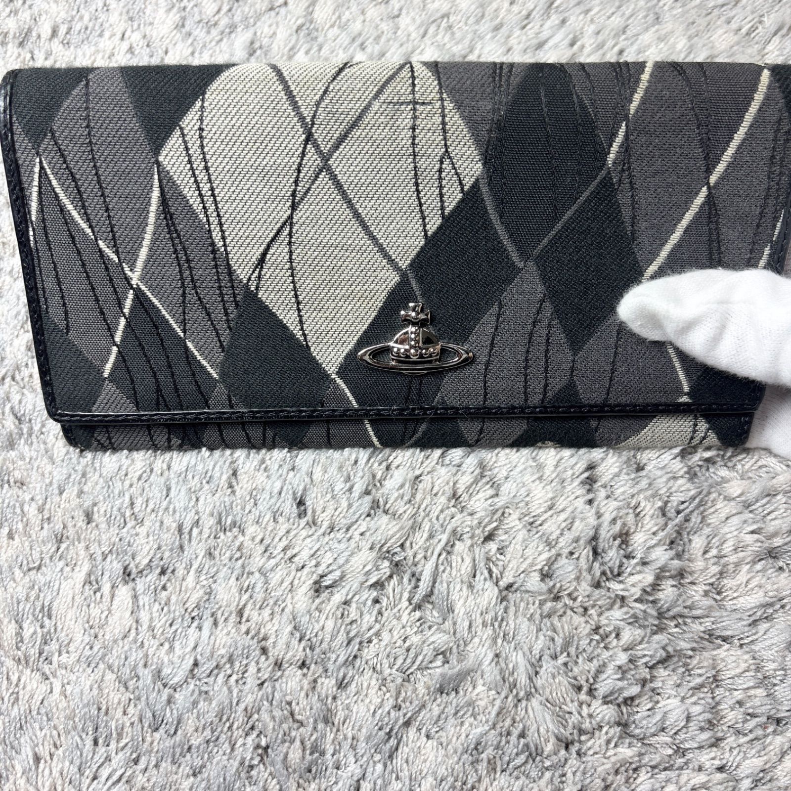 Vivienne Westwood ヴィヴィアンウエストウッド 長財布 アーガイル柄