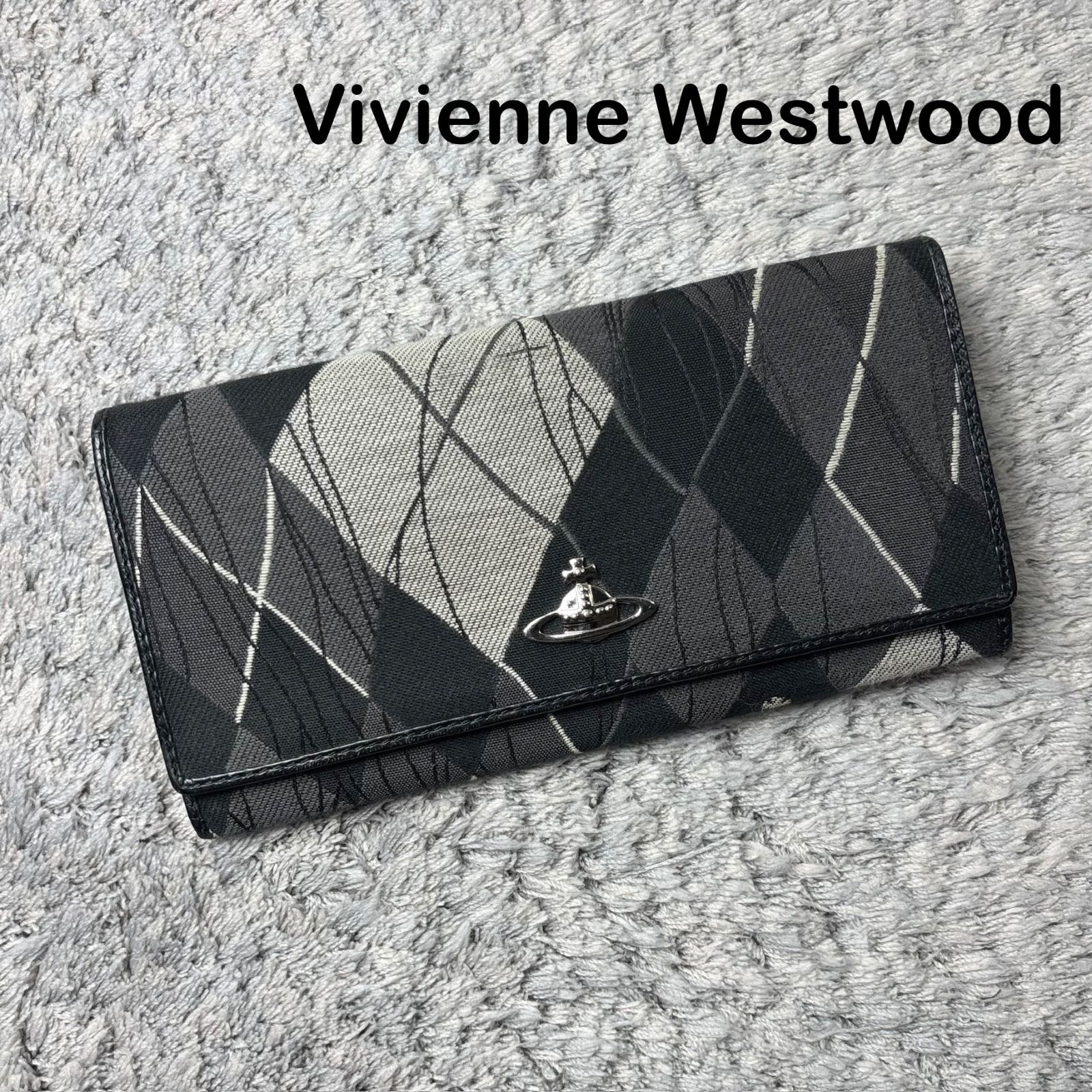 Vivienne Westwood ヴィヴィアンウエストウッド 長財布 アーガイル柄