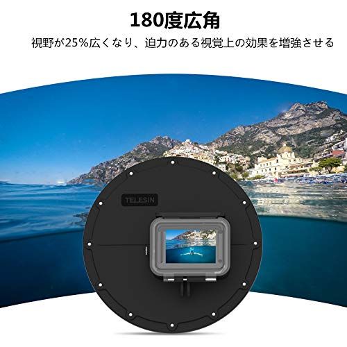 新品】AFAITH GoPro Hero 9/Hero 10/Hero 11/Hero 12 ドームポート