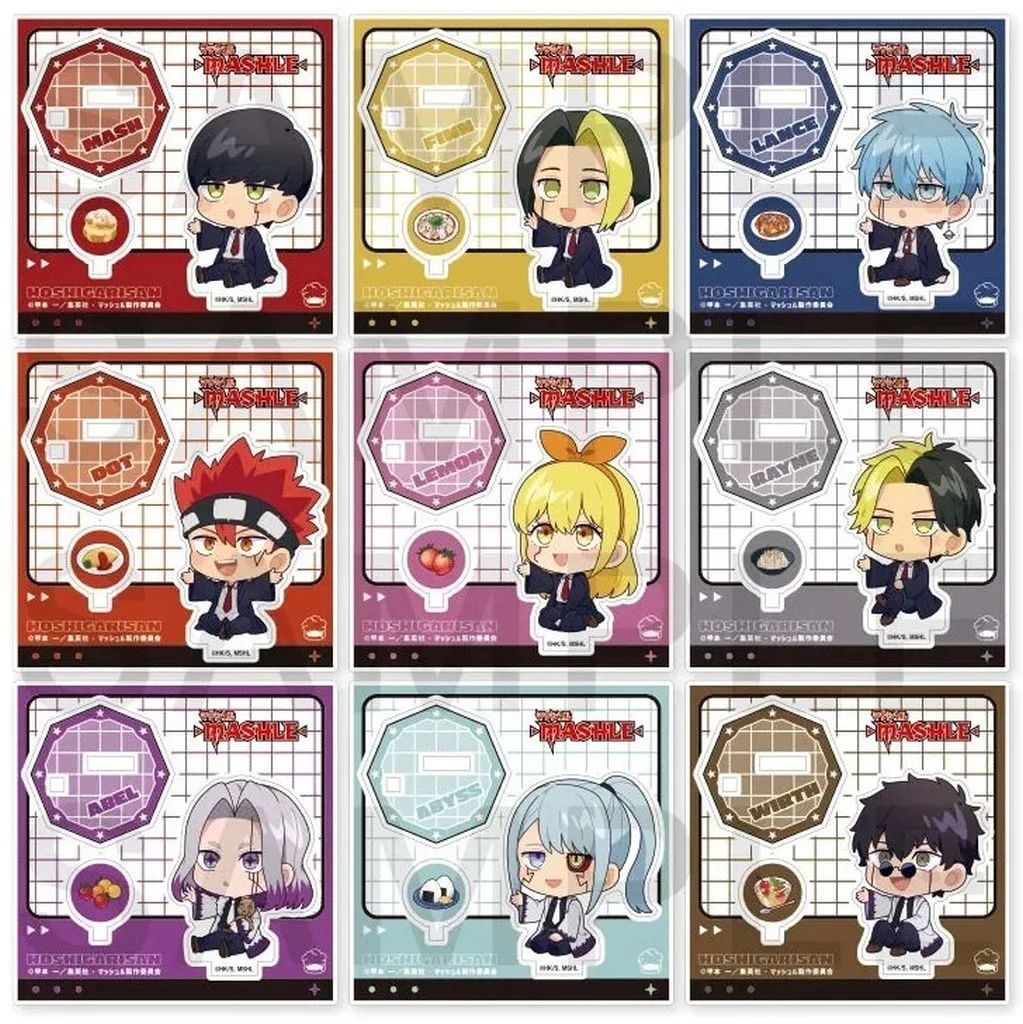 中古】アクリルスタンド・アクリルパネル 全9種セット 「マッシュル