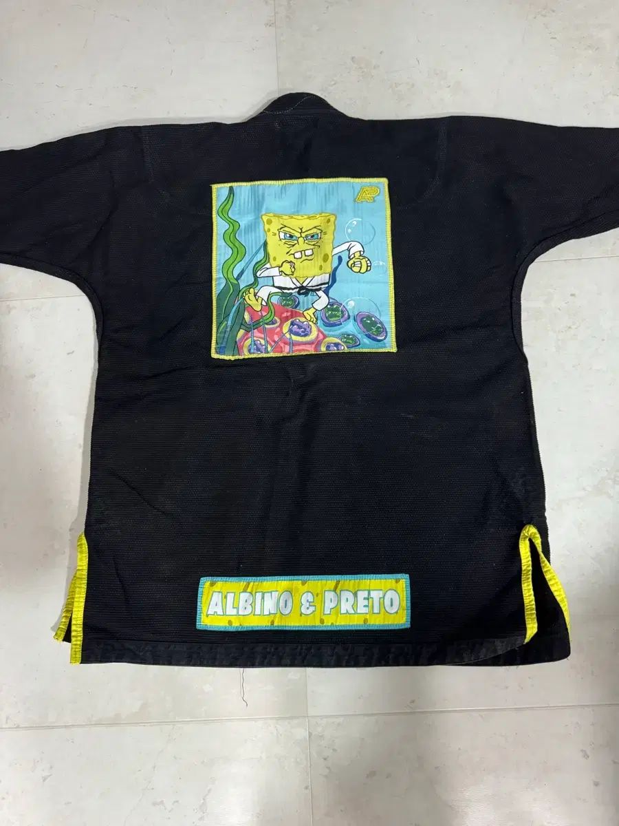 (2万円割引)AP アルビノ&プレト スポンジボブ 柔術 Jiu-Jitsu 柔道着 A2L