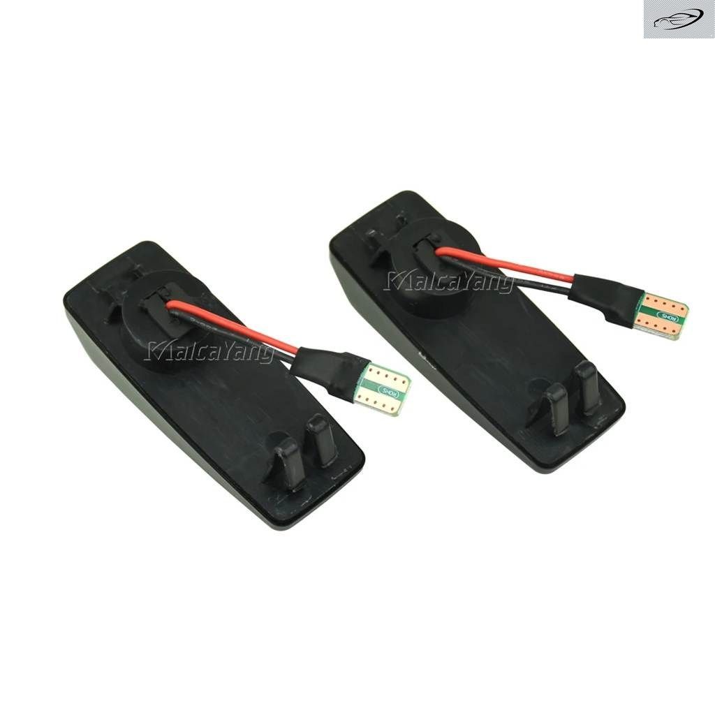 に適合する CES SLクラス W201 190 W202 W124 W140 R129 LEDダイナミックサイドマーカーシグナルラ メルセデス ベンツ C E S SL クラス W201 190 W202 W124 W140 R129用 2個LED ダイナミック サイド  マーカーライト ウインカー ウィンカーラ