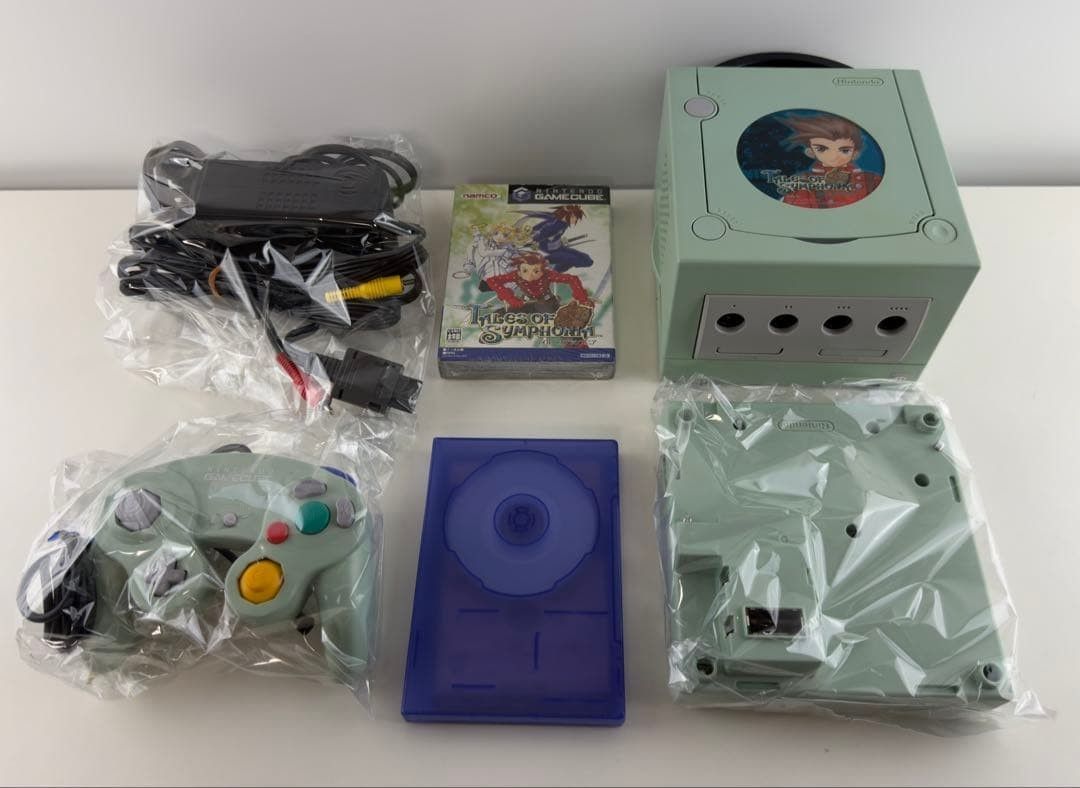 極美品 ゲームキューブ テイルズ オブ シンフォニア 本体 Nintendo ゲームボーイプレーヤー シンフォニックグリーン
