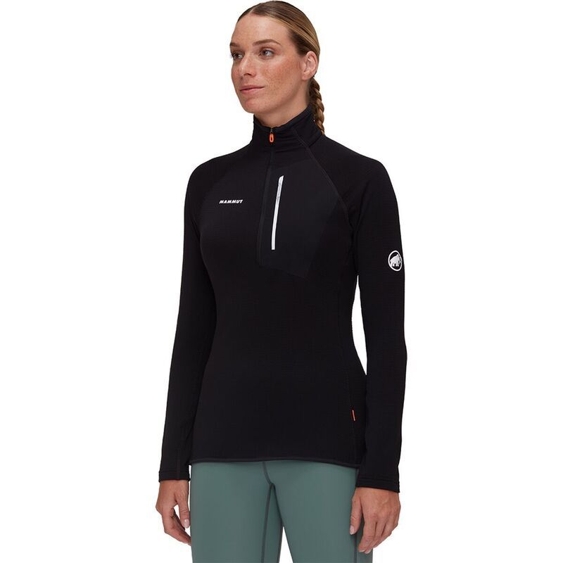 マムート レディース トップス Tシャツ Mammut Aenergy Light ML 12Zip Pullover Womens Black ブラック