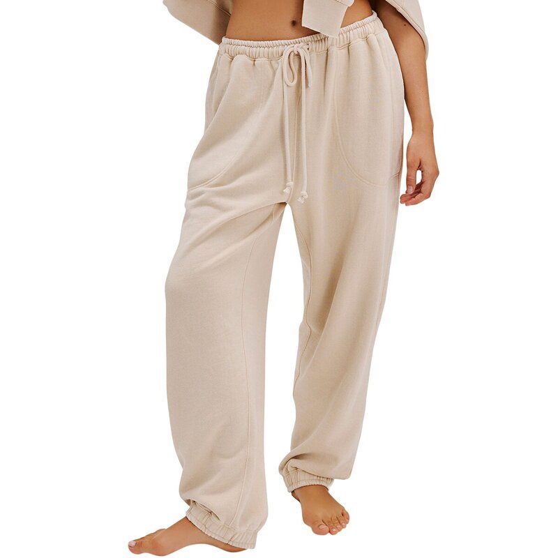 フリーピープル レディース ボトムス カジュアルパンツ ダウン Free People Slow It Down Jogger Womens Morning Oat