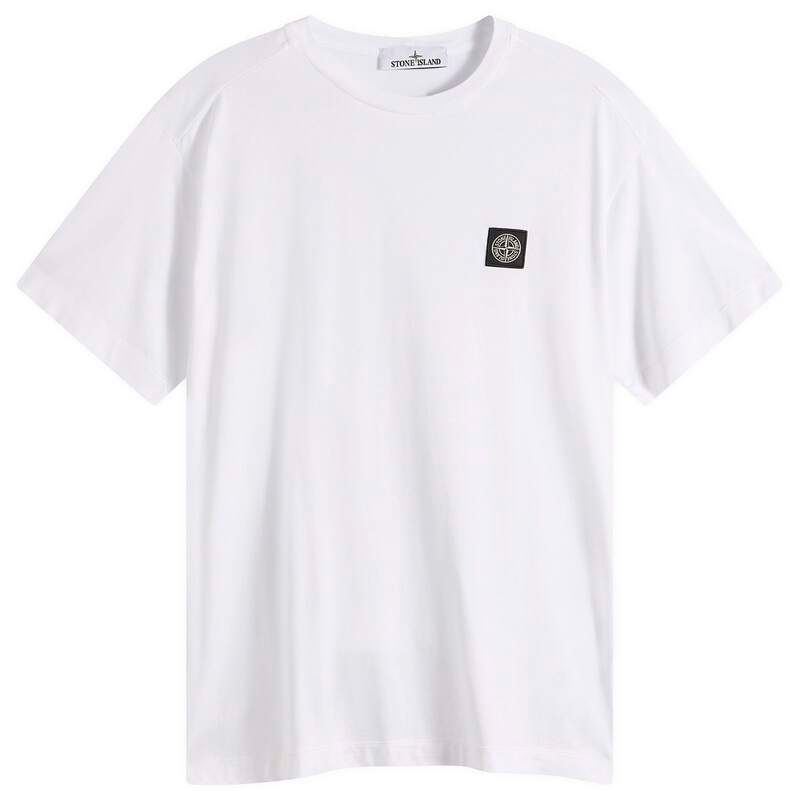 ストーンアイランド メンズ トップス Tシャツ ロゴ Stone Island Patch Logo TShirt White ホワイト 34,970円