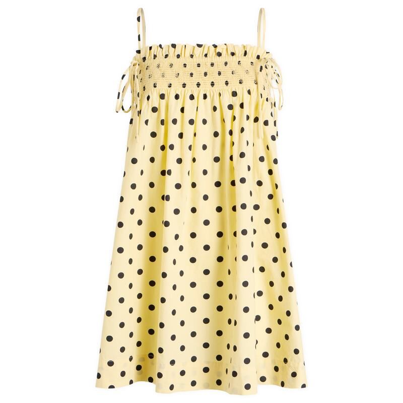 ダムソンマダー レディース トップス ワンピース ミニ Damson Madder Lilo Mini Dress Yellow イエロー