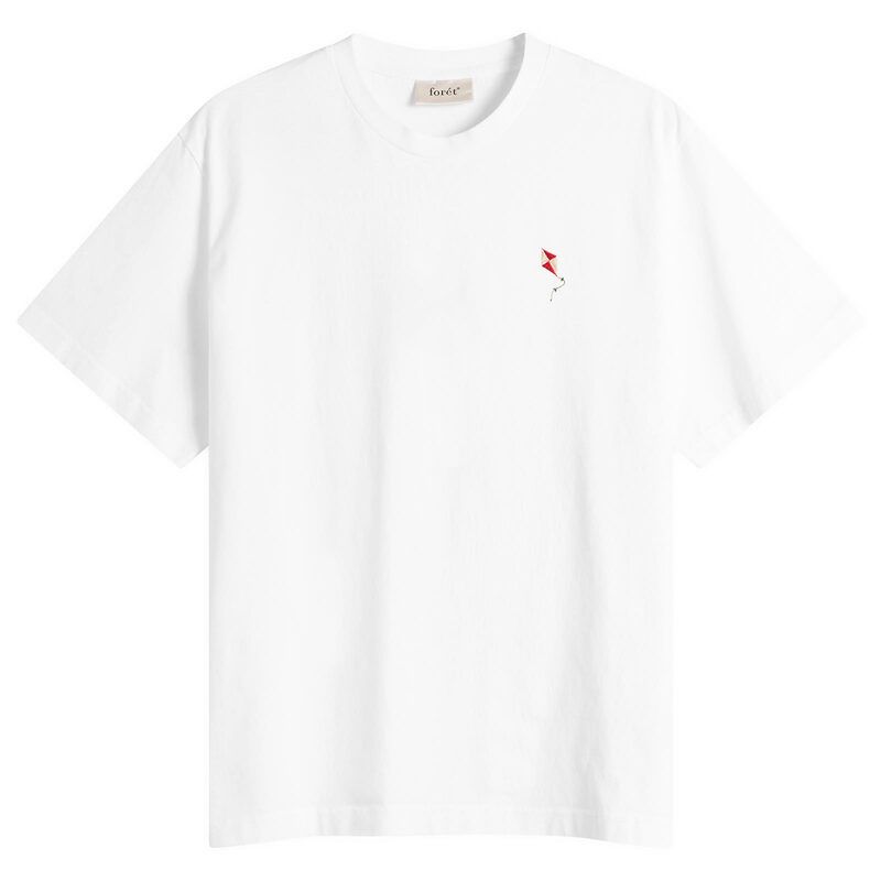 フォレ メンズ トップス Tシャツ Foret Kite TShirt White ホワイト
