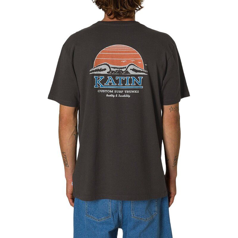 ケイティン メンズ トップス Tシャツ Katin Krui TShirt Mens Black Wash ブラック