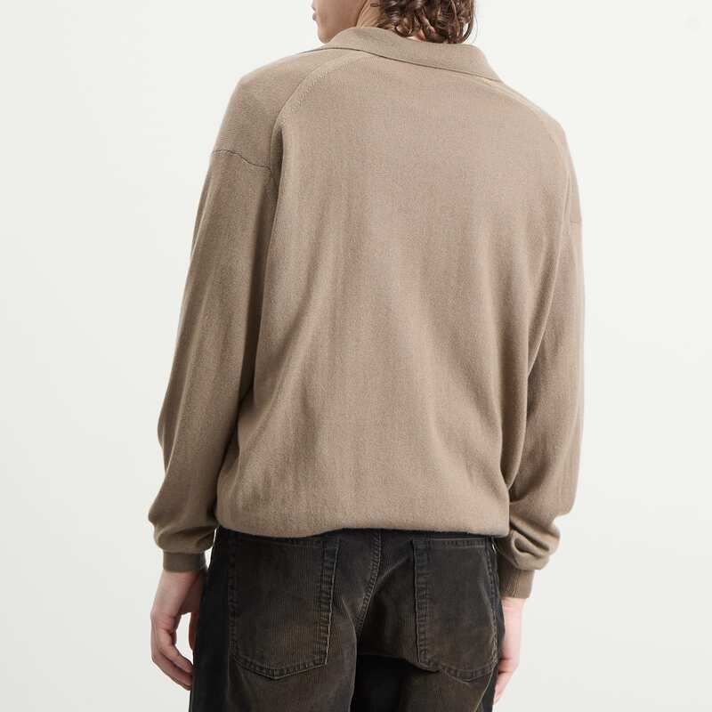 オーラリー メンズ トップス ポロシャツ シルク ニット Auralee