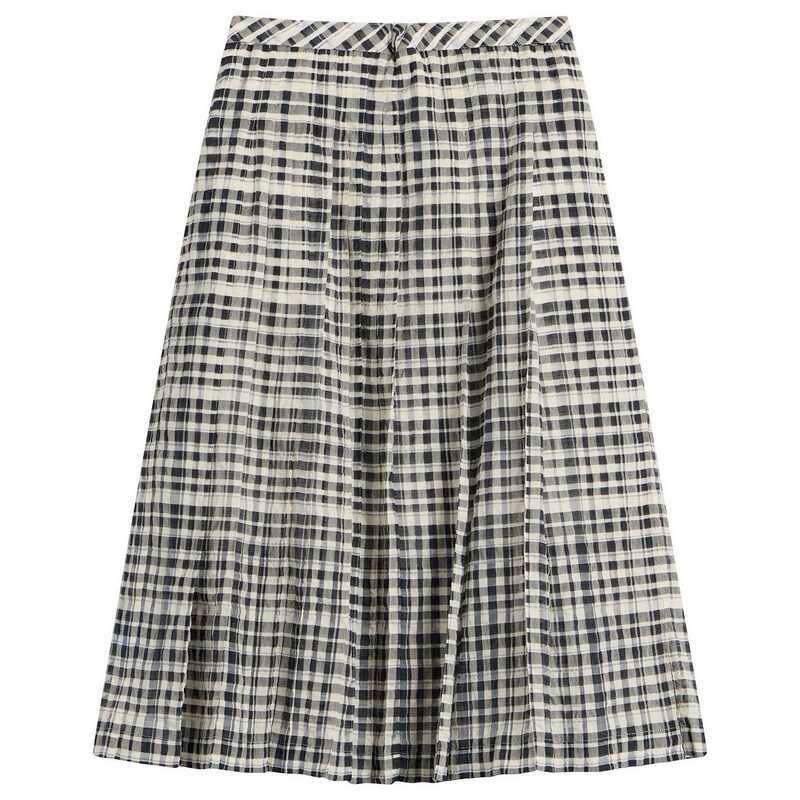 ワイエムシー レディース ボトムスカート ミディ YMC Rosette Midi Skirt Charcoal Off White オフホワイト