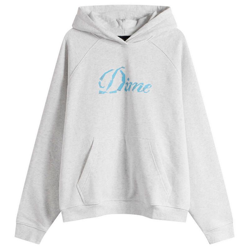ダイム メンズ アウター パーカー・スウェット Dime Cursive Paper Cut Hoodie Ash アッシュ