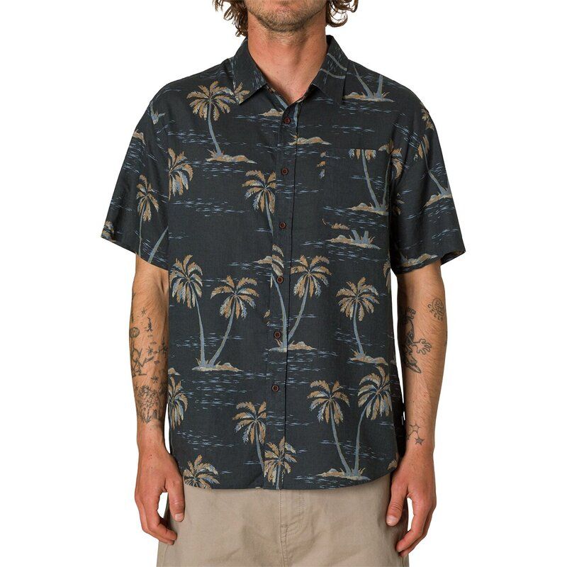 ケイティン メンズ トップス シャツ Katin Vincent Shirt Mens Black Wash ブラック