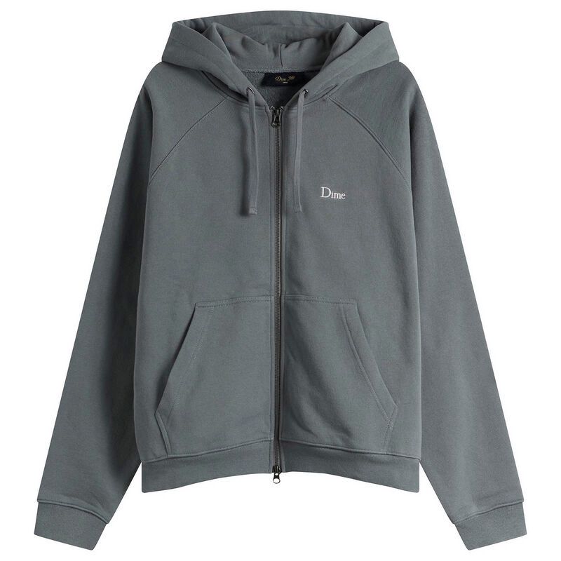 ダイム メンズ アウター パーカー・スウェット ロゴ Dime Classic Smallogo Zip Hoodie Granite 29,770円
