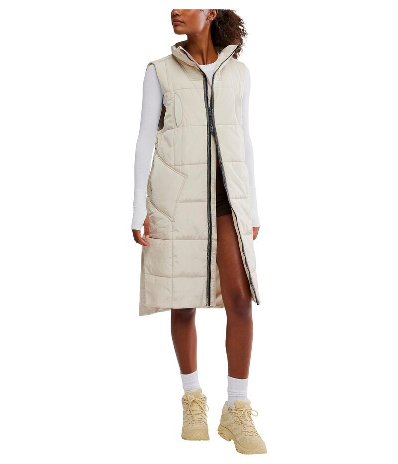 フリーピープル レディース アウター コート ベスト Fp Movement On The Move Packable Vest Muted Beige ベージュ