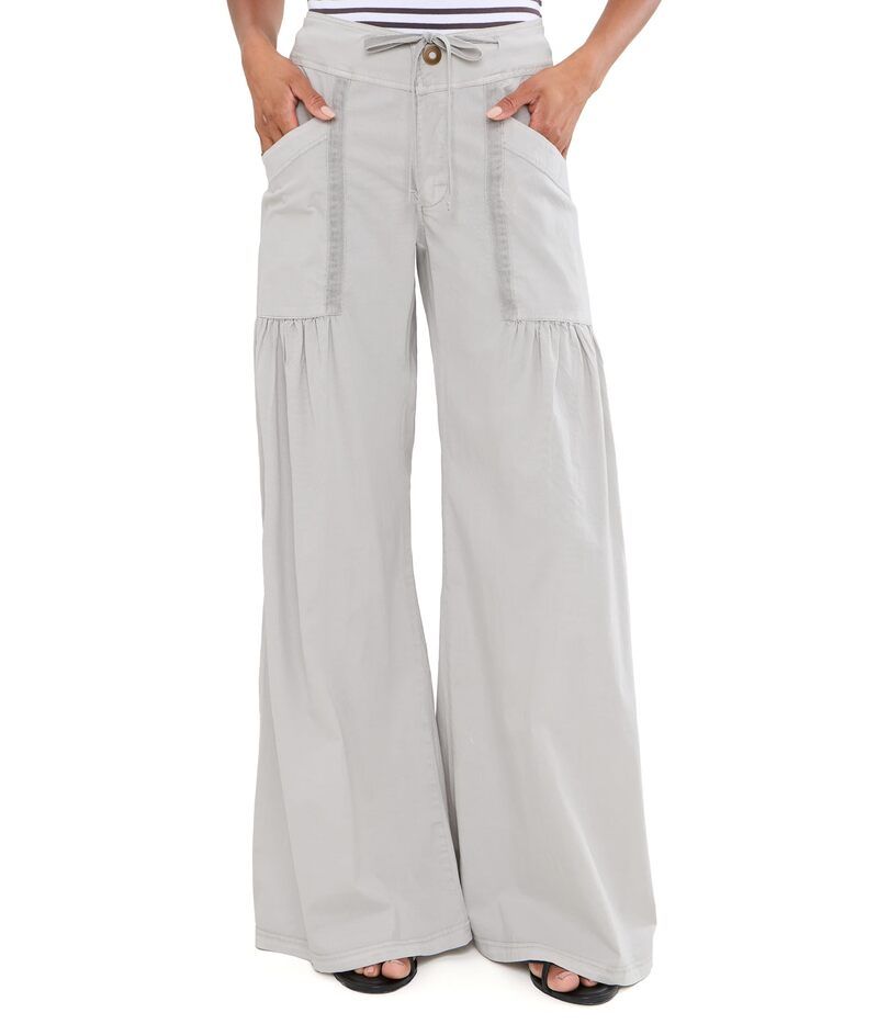 エックスシーブイアイ レディース ボトムス カジュアルパンツ ワイドレッグ Xcvi Willowide Leg Pantsoft Pebble