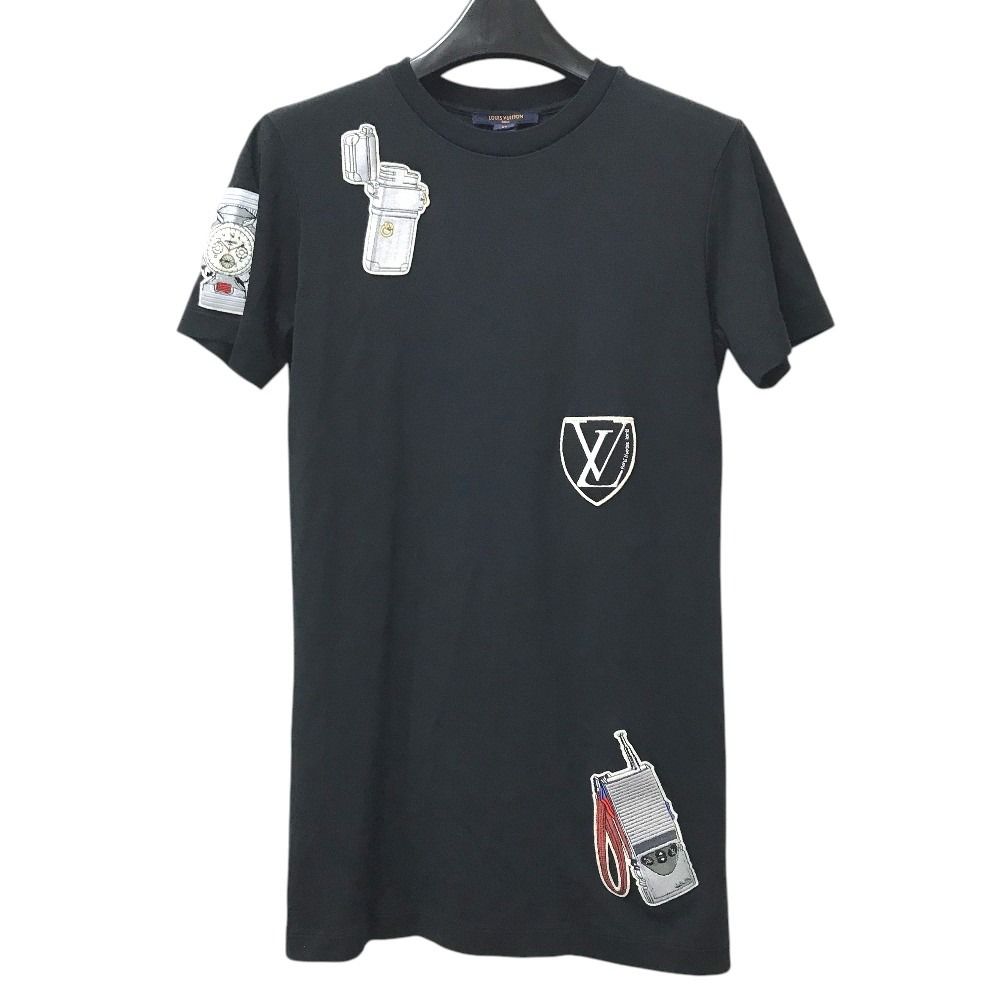 LOUIS VUITTON ルイヴィトン 半袖Tシャツ ワッペン ロゴ 不明