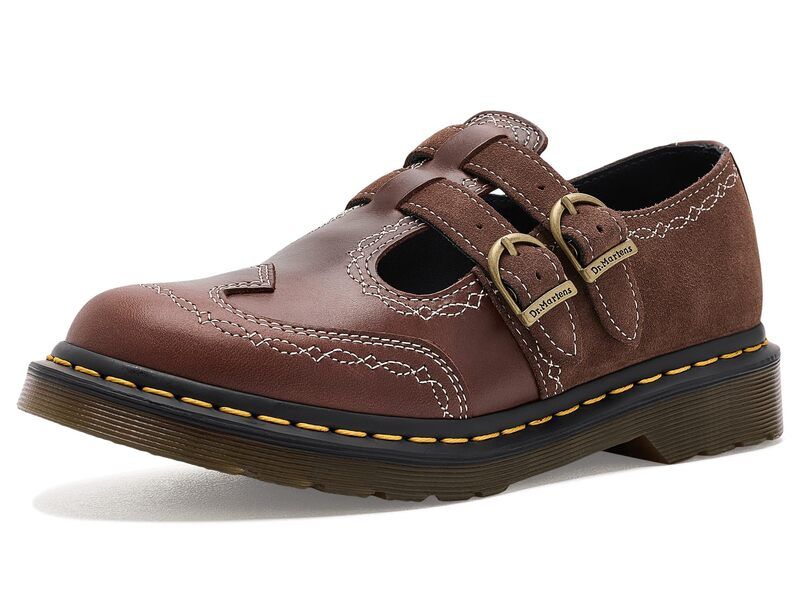 ドクターマーチン レディース シューズ サンダル Dr Martens 8065 Mary Jane Rodeo Dark Brown ブラウン