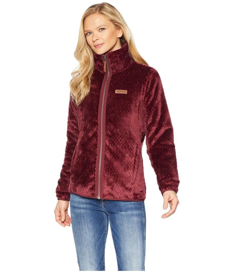コロンビア レディース アウター コート Columbia Fire Side II Sherpa Full Zip Rich Wine 1 ワイン