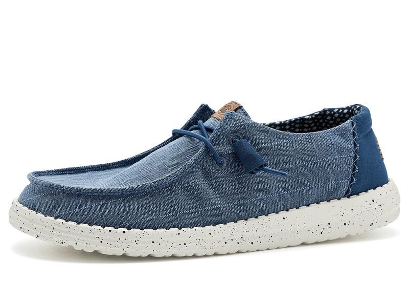 ヘイデュード レディース シューズ スニーカー Hey Dude Wendy Chambray Grid Ensign Blue ブルー