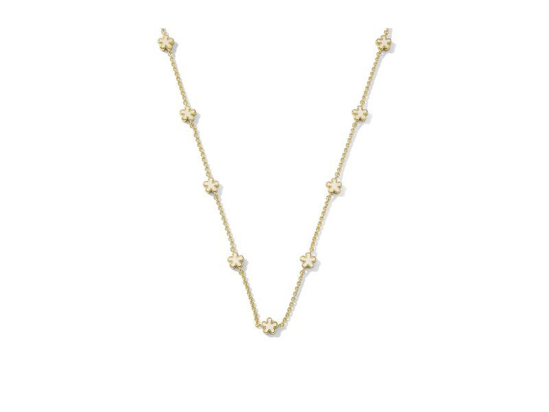 ケンドラスコット レディース アクセサリー ネックレス・チョーカー・ペンダントトップ レース Kendra Scott Jane Strand Necklace Gold Whitenam ホワイト