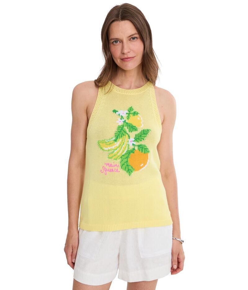 リリーピュリッツァー レディース アウター ニット・セーター Lilly Pulitzer Emra Sweater Tank Finch Yellow Ze イエロー