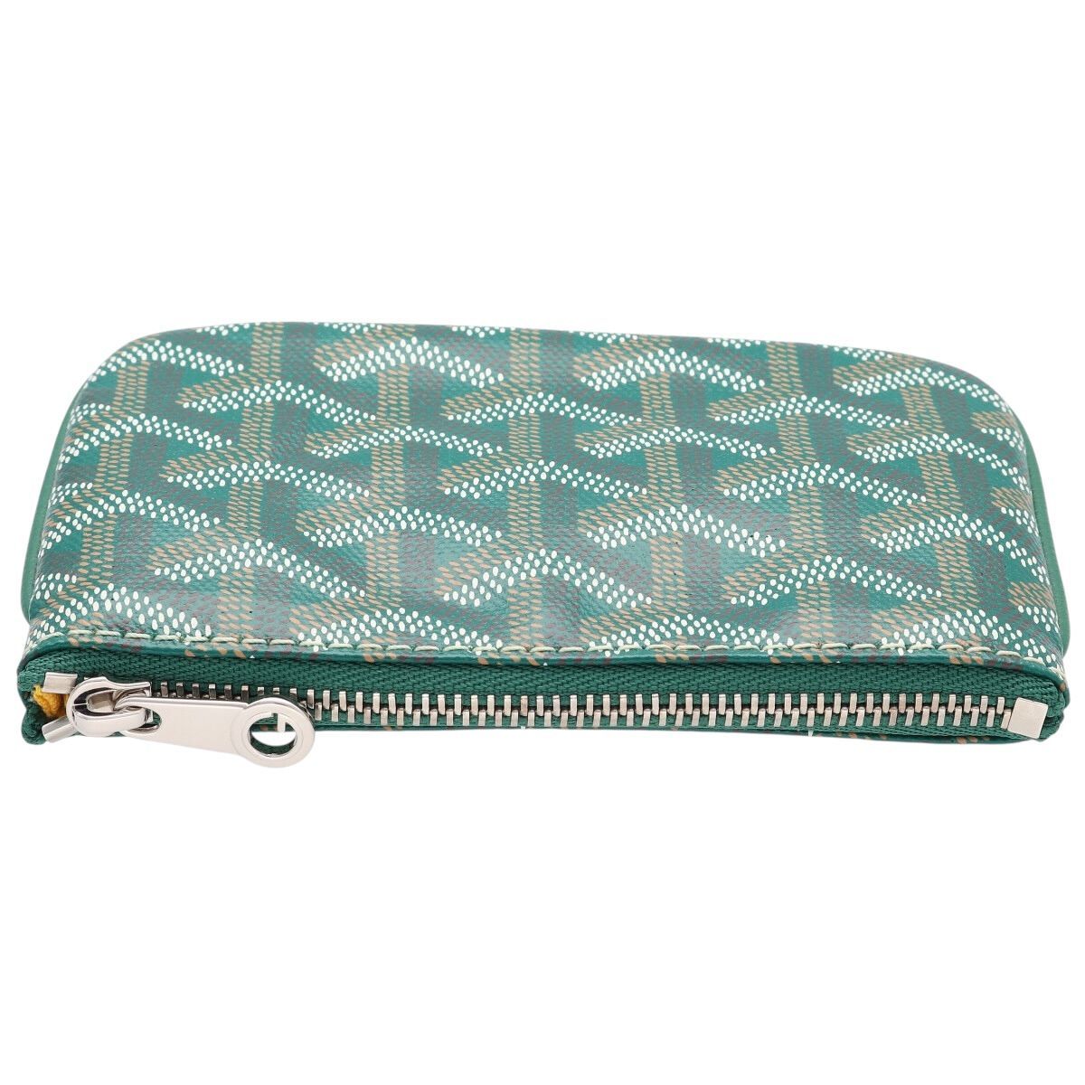 (お値下げ)GOYARD ケース 青 セナナノキーポーチ 中古】 GOYARD ゴヤール セナ ナノ キーポーチ SENAPCNANTY09CL09P