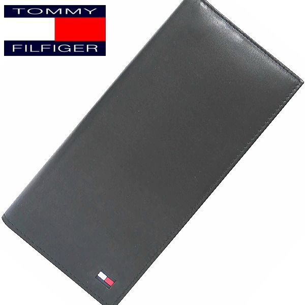 TOMMY HILFIGER トミー・ヒルフィガー メンズ財布 長財布 ブラック DORE 31TL40-010 ギフトプレゼント 贈り物 誕生日祝い クリスマス