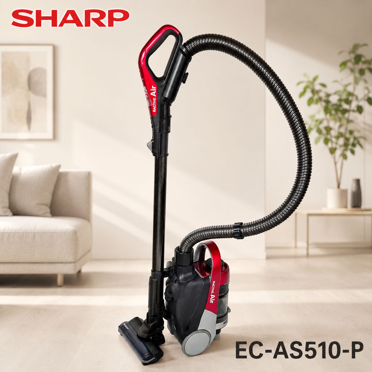 シャープ コードレスキャニスター EC-AS510 サイクロン 分解洗浄済