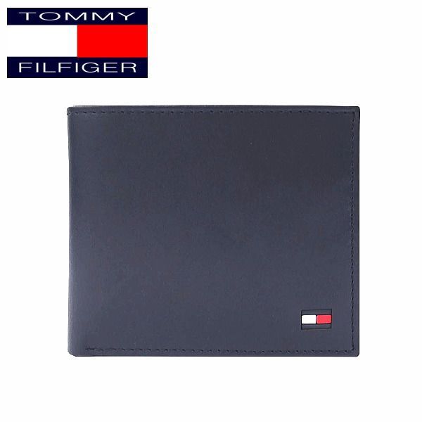 TOMMY HILFIGER トミー・ヒルフィガー メンズ財布 2つ折り財布 ネイビー DORE 31TL13-059 ギフトプレゼント 贈り物 誕生日祝い クリスマス