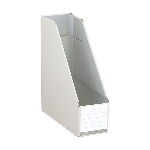 (まとめ) コクヨ ファイルボックス(NEOS)スタンドタイプ A4タテ 背幅102mm オフホワイト フ-NEL450W 1冊 〔×30セット〕