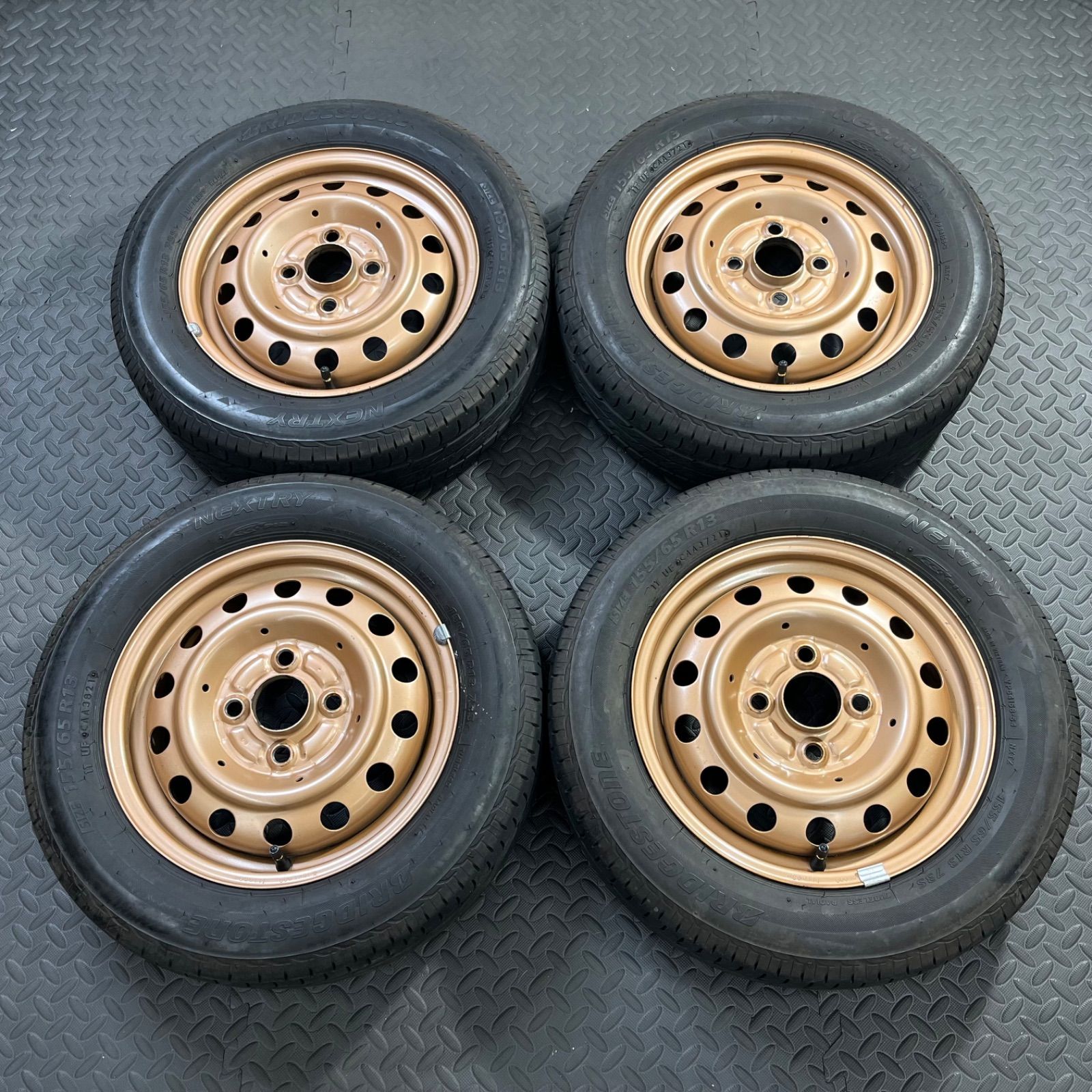 21年製 155/65R13 ブリヂストン ネクストリー 三菱 ekワゴン 日産