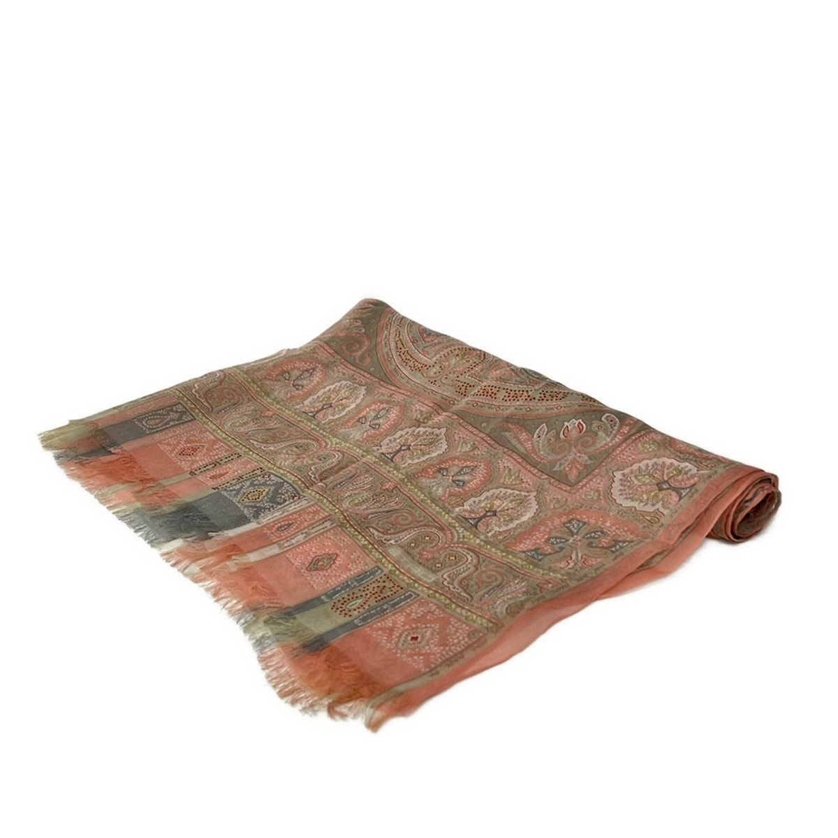 ETRO ペイズリー柄 ストール マルチカラー 箱無し ETRO ペイズリー柄
