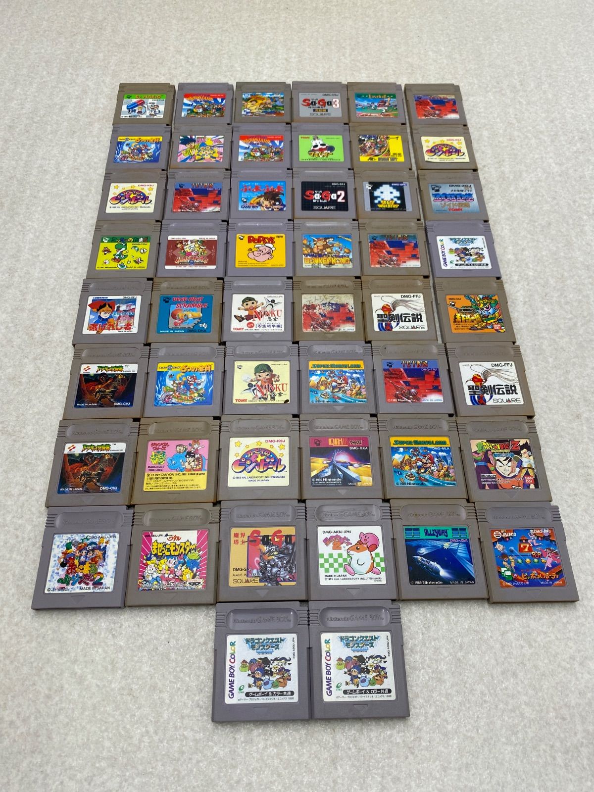 ゲームボーイソフト50点　まとめ売り